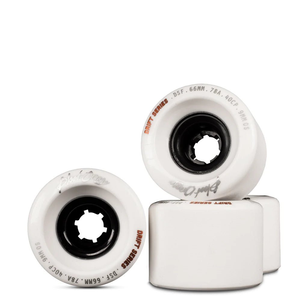 Blood Orange: 66mm Drift Series Longboard Wheels - MUIRSKATE