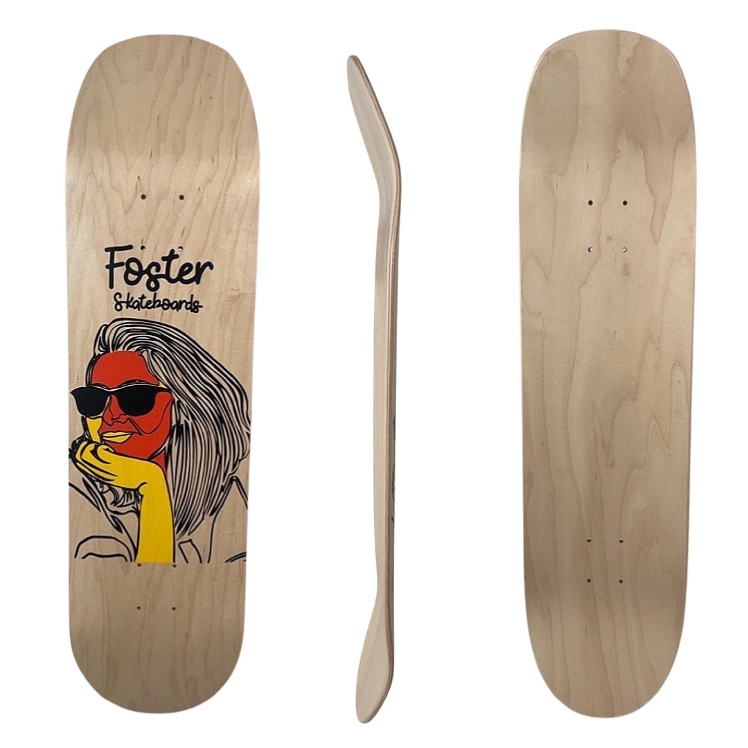 Foster Skateboards: The MANWAR Skateboard Deck - MUIRSKATE