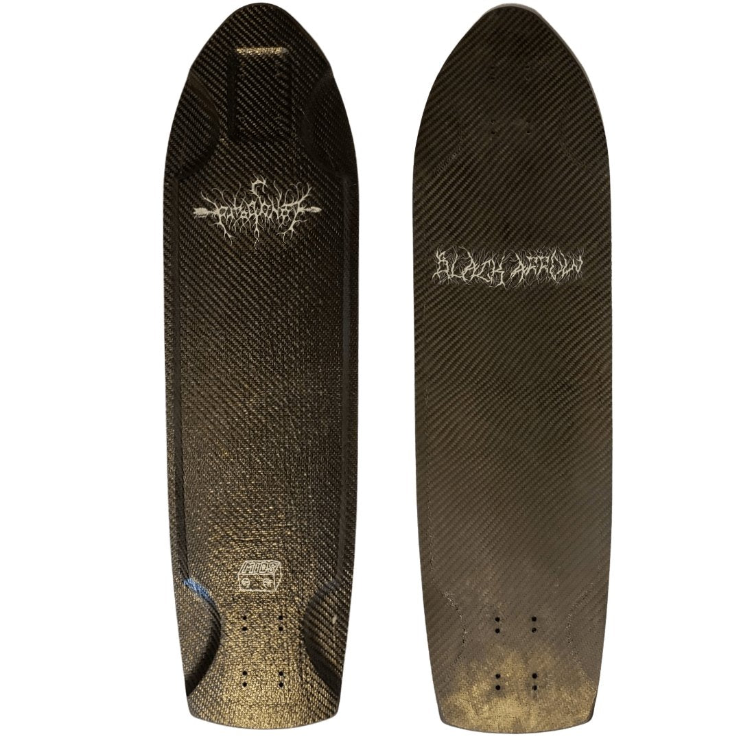 MIDS: Black Arrow Standard Longboard Deck - MUIRSKATE