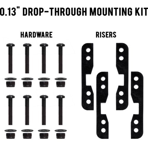 MuirSkate Beasto 0.13" Drop Through Panhead Hardware Mounting Kit - MUIRSKATE