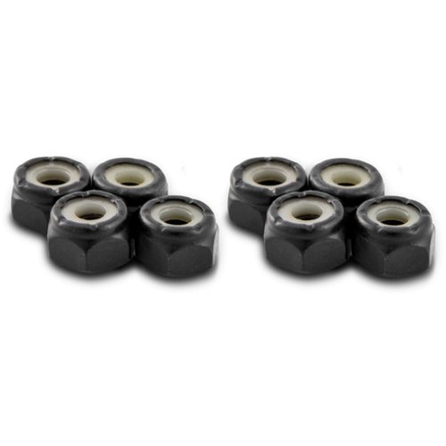 MuirSkate Beasto #10-32 Black Nylon Lock Nuts - MUIRSKATE