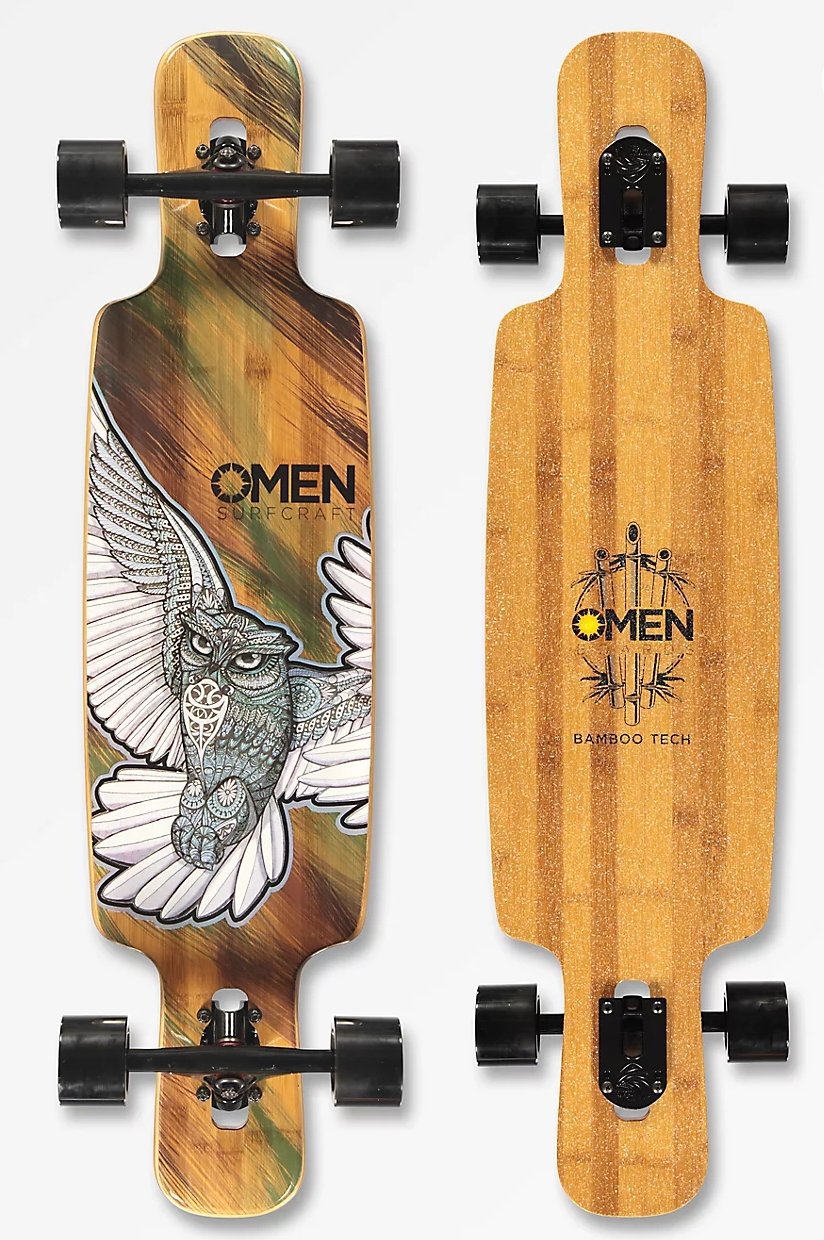 Omen: 38" Fly By Night Longboard Complete - MUIRSKATE