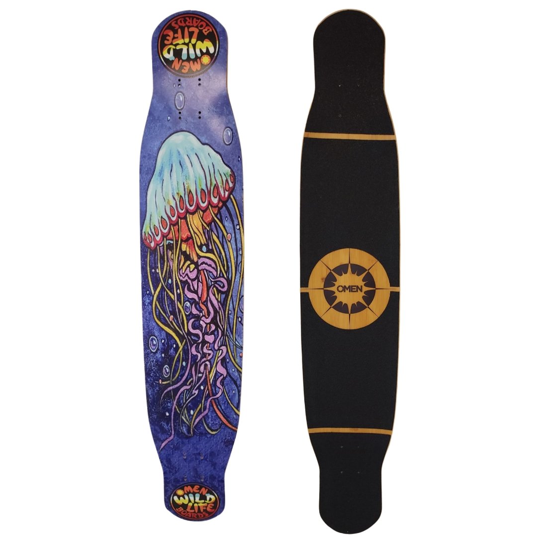 Omen: 48'' Man-O-War Dancer Longboard Skateboard Deck - MUIRSKATE