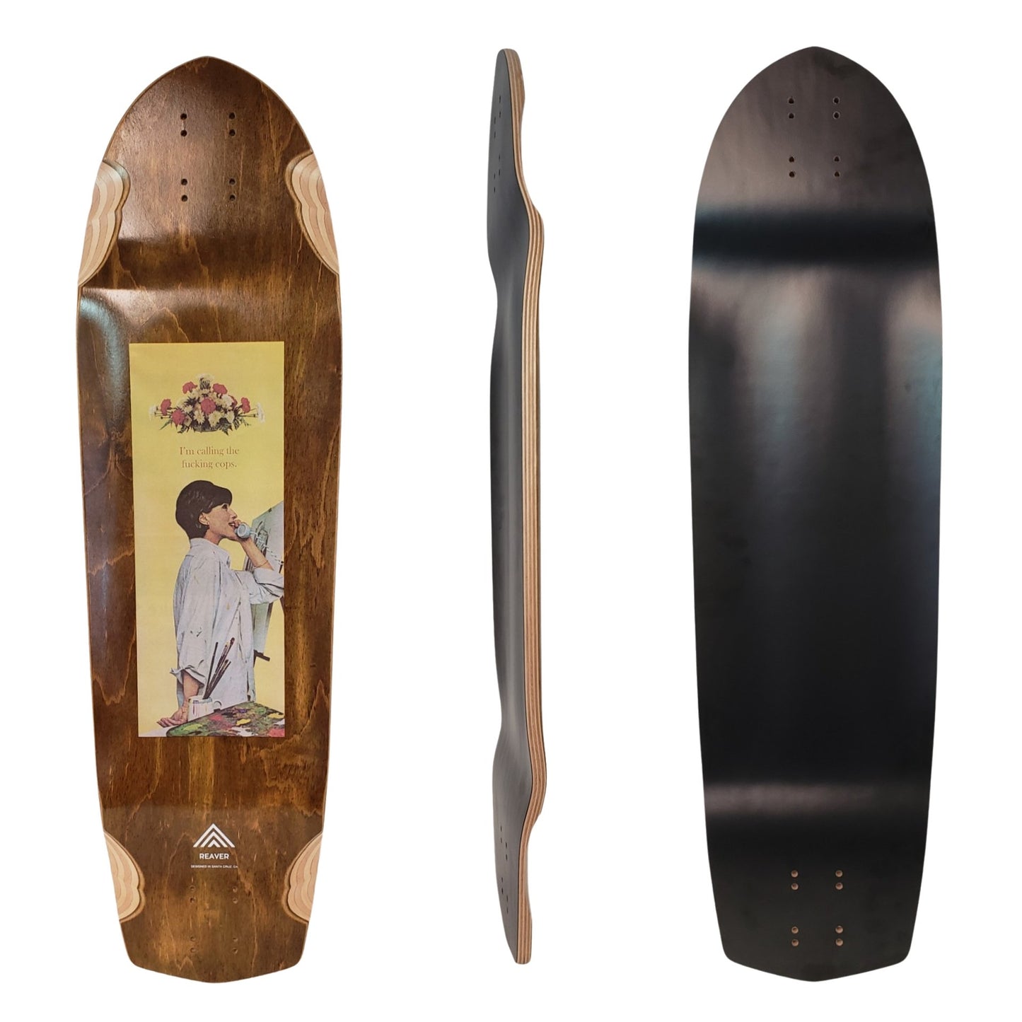 Prism: Reaver Cop Caller Longboard Deck - MUIRSKATE