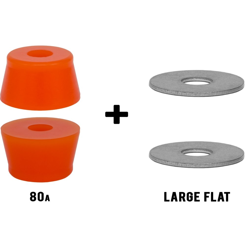 Riptide APS FAT CONE Longboard Skateboard Bushings Pack + Washers - MUIRSKATE