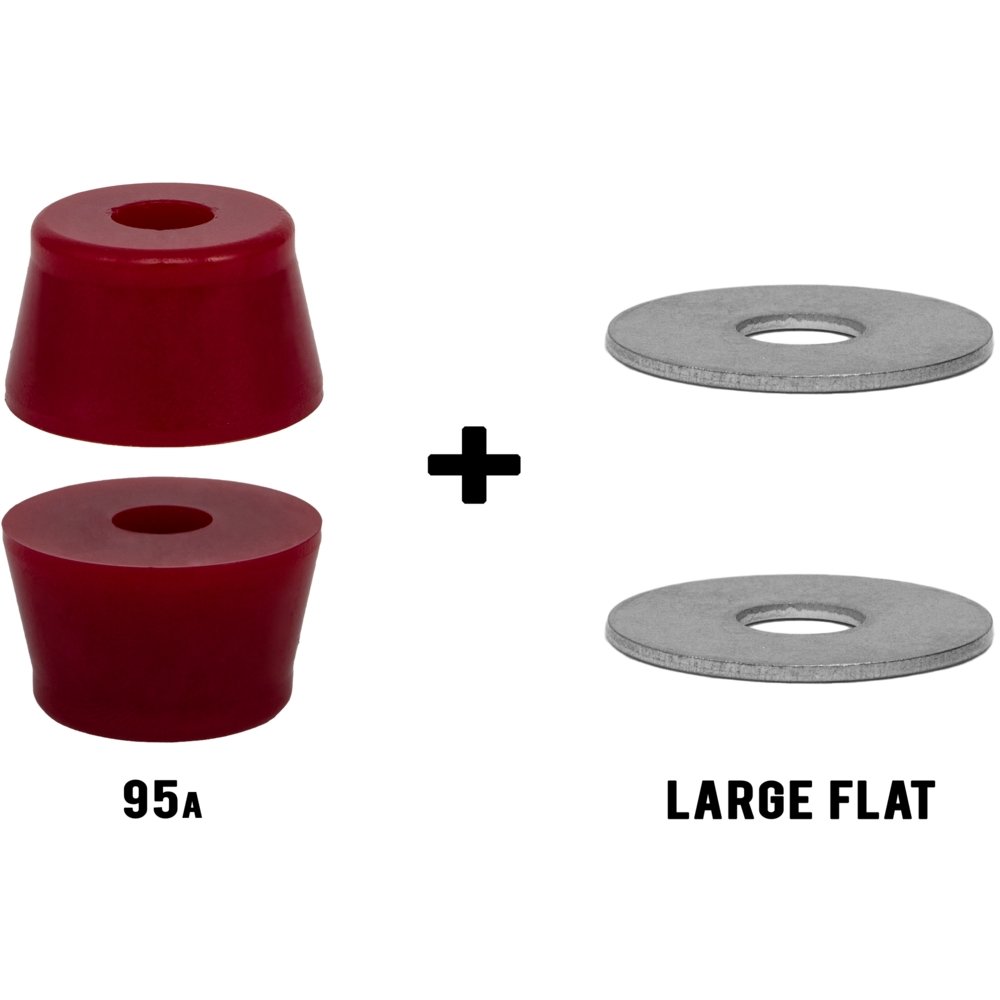 Riptide APS FAT CONE Longboard Skateboard Bushings Pack + Washers - MUIRSKATE