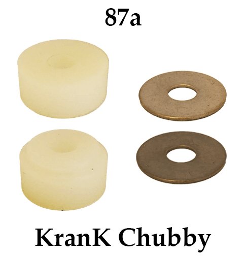 RipTide KranK Chubby + Washers Longboard Skateboard Bushings Pack - MUIRSKATE