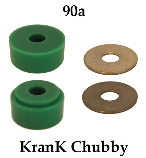 RipTide KranK Chubby + Washers Longboard Skateboard Bushings Pack - MUIRSKATE