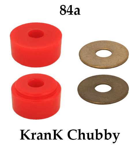 RipTide KranK Chubby + Washers Longboard Skateboard Bushings Pack - MUIRSKATE