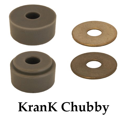 RipTide KranK Chubby + Washers Longboard Skateboard Bushings Pack - MUIRSKATE