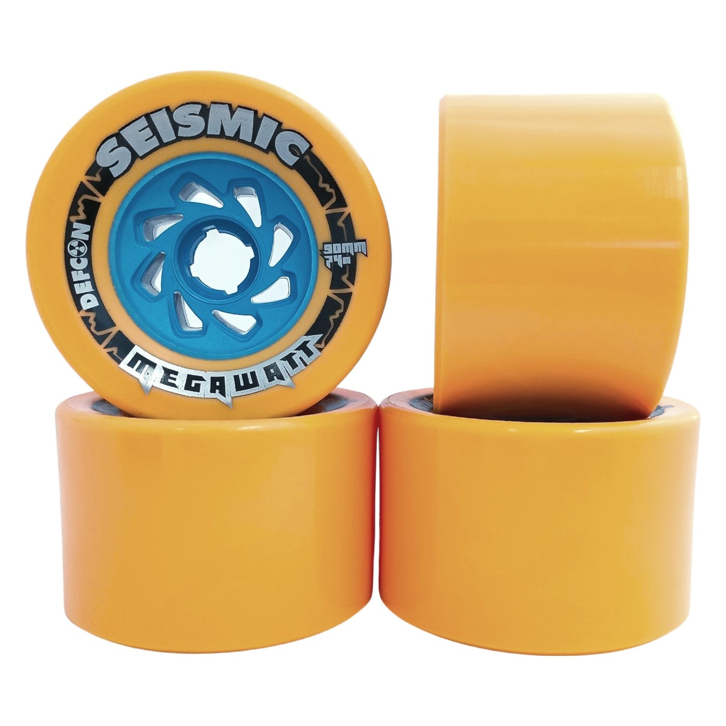 Seismic: 90mm Megawatt Longboard Skateboard Wheels - MUIRSKATE