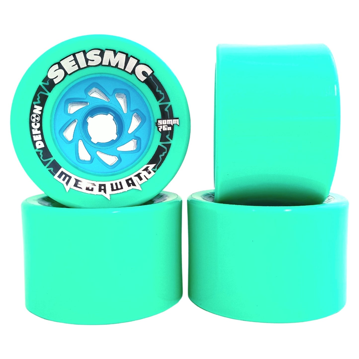 Seismic: 90mm Megawatt Longboard Skateboard Wheels - MUIRSKATE