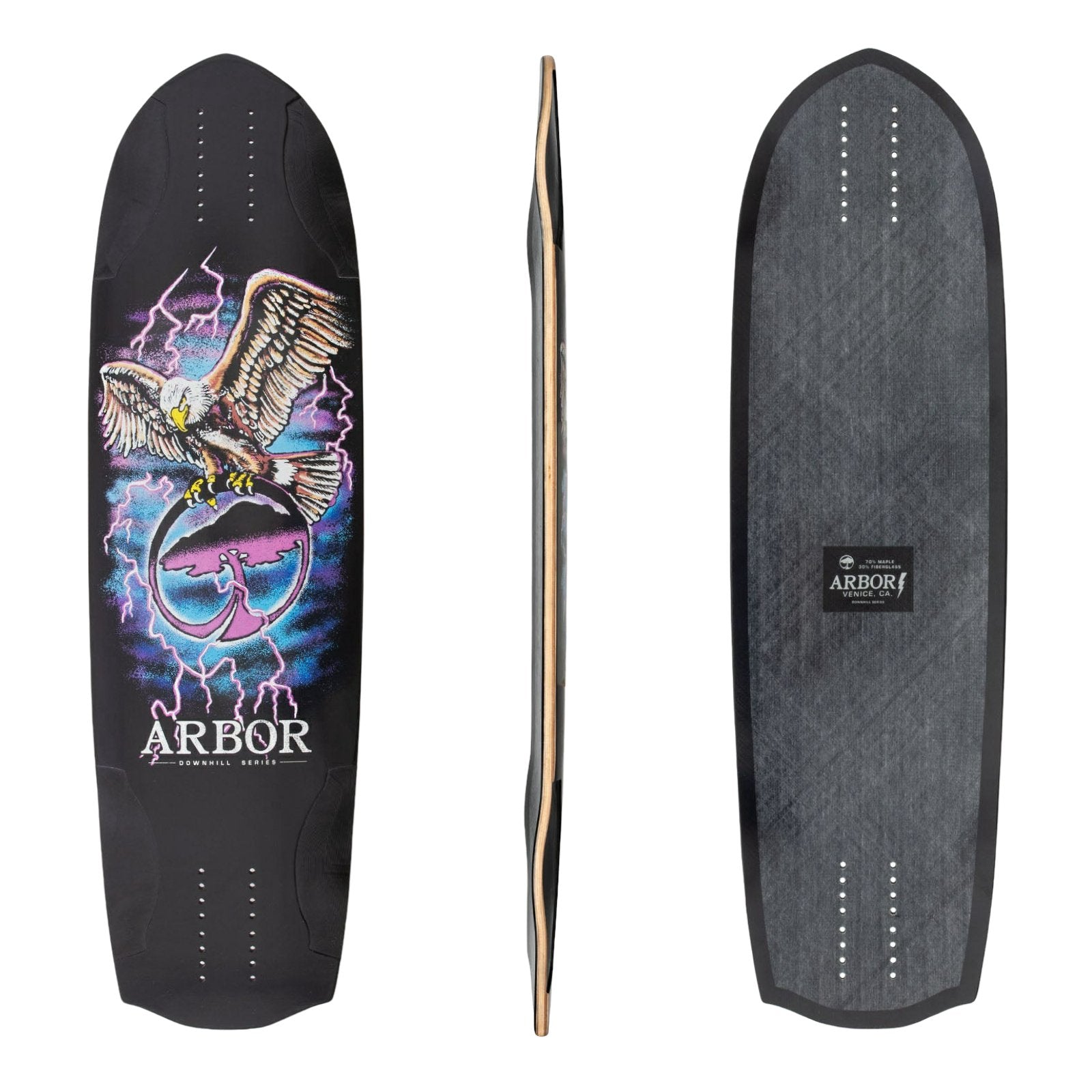 Arbor: Team Downhill Voltage Longboard Skateboard Deck - MUIRSKATE