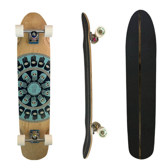 Foster Skateboards: FINGY V2 Longboard Skateboard Complete - MUIRSKATE