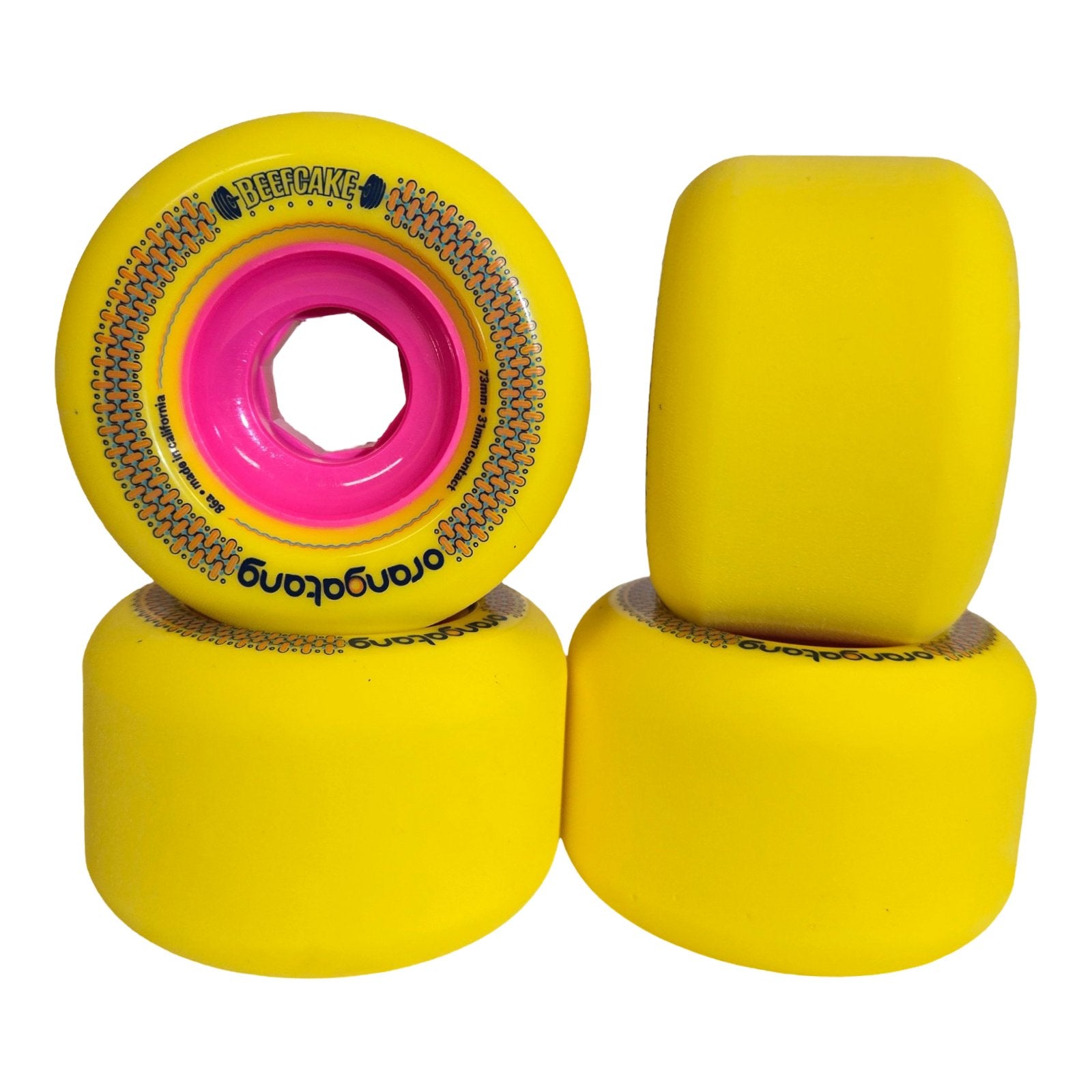 Orangatang: 73mm Beefcake Longboard Skateboard Wheels - MUIRSKATE