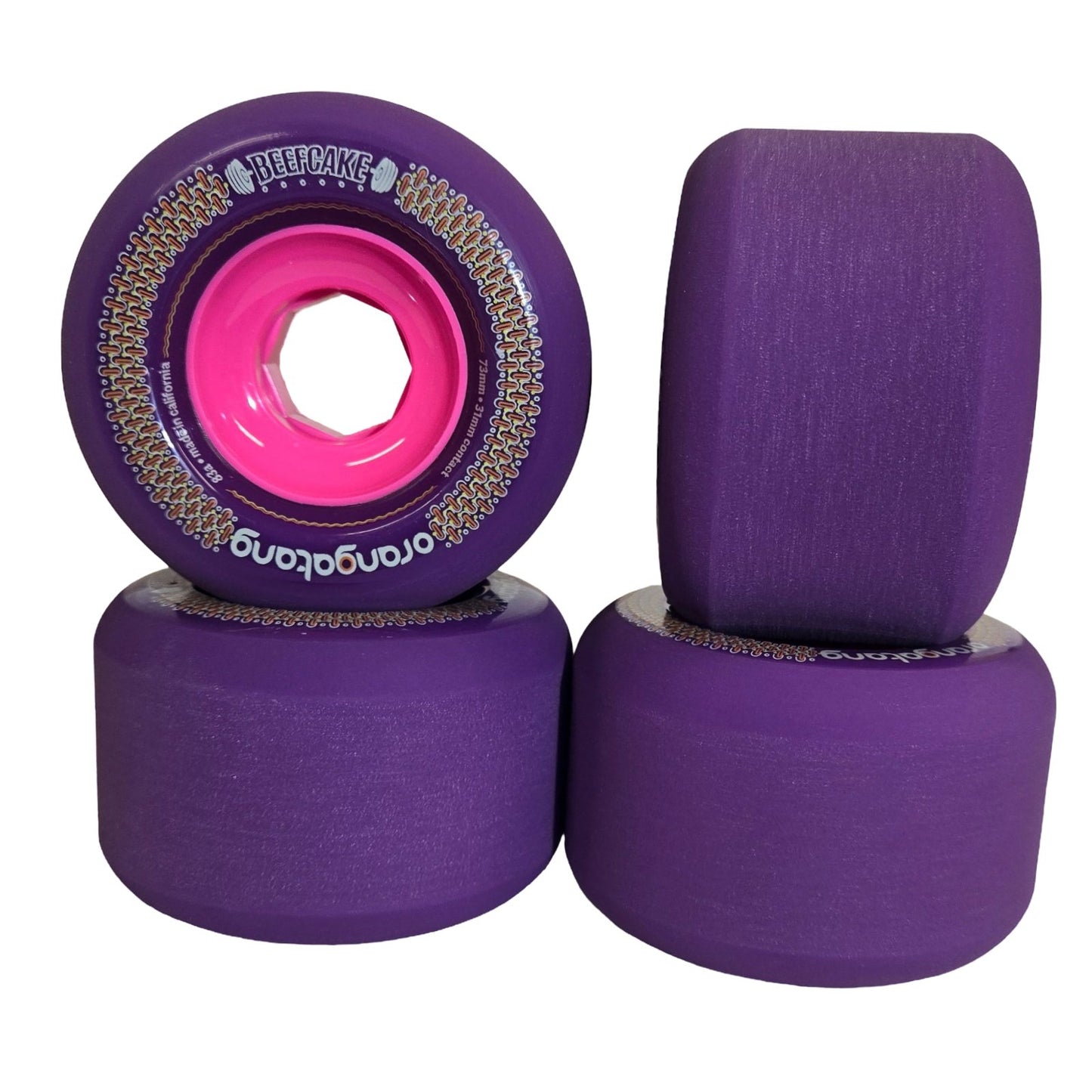 Orangatang: 73mm Beefcake Longboard Skateboard Wheels - MUIRSKATE