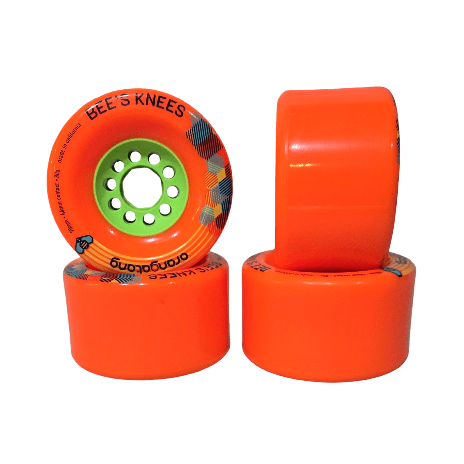 Orangatang: 90mm Bee's Knees Longboard Skateboard Wheels - MUIRSKATE