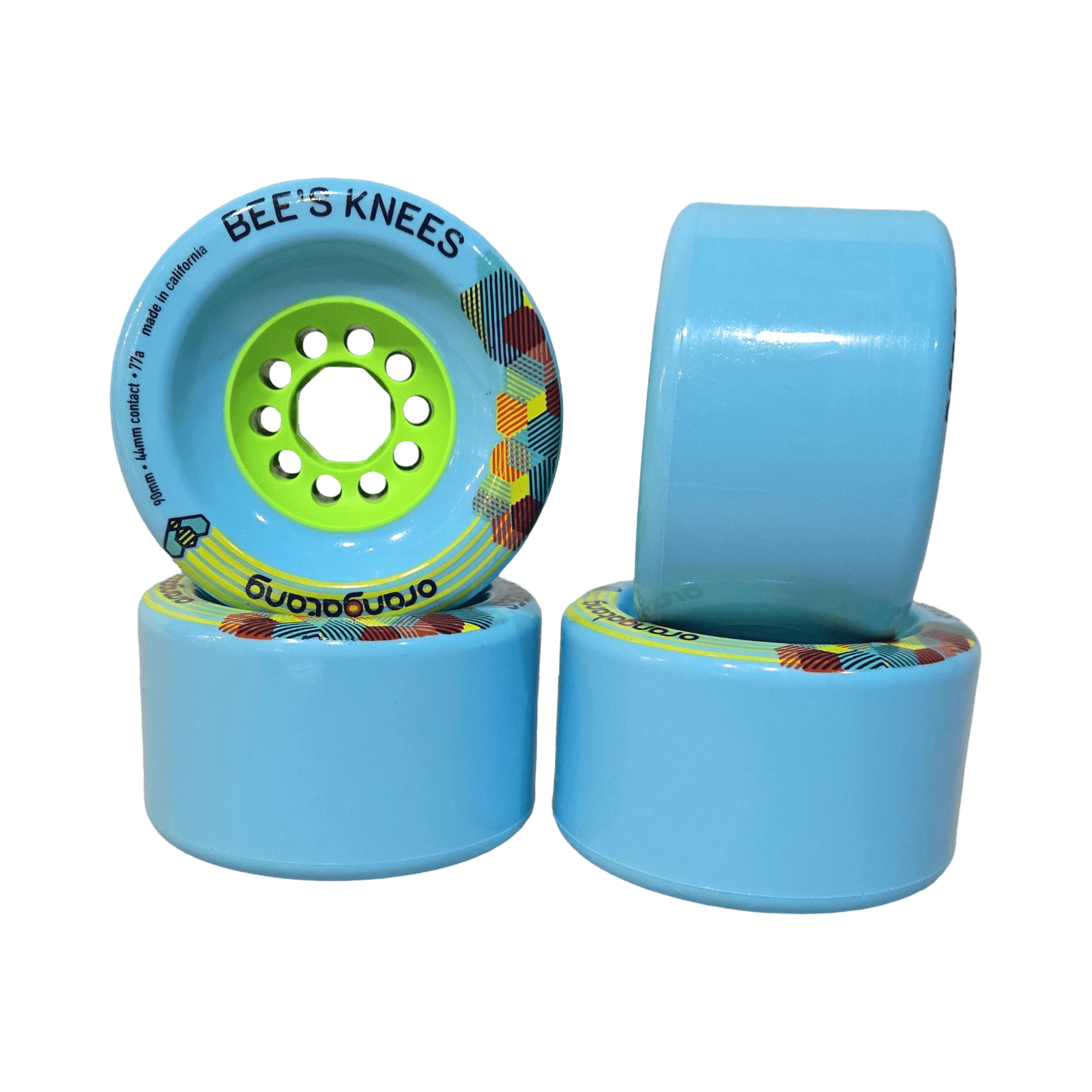 Orangatang: 90mm Bee's Knees Longboard Skateboard Wheels - MUIRSKATE