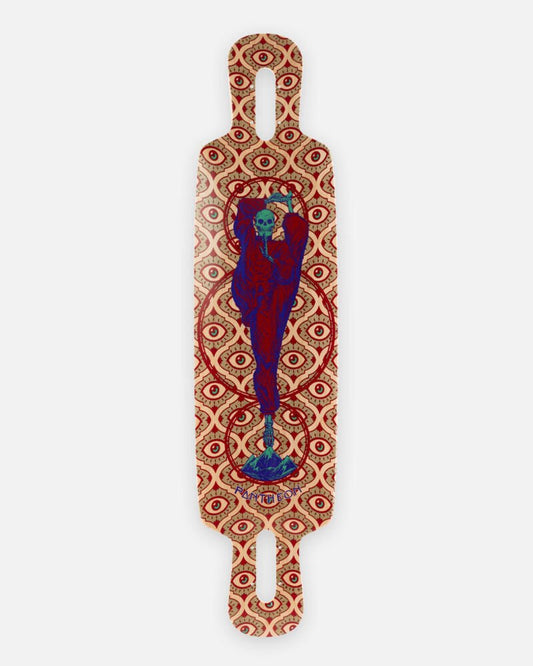 Pantheon: Ember Longboard Deck (Eco Torus Graphic) - MUIRSKATE