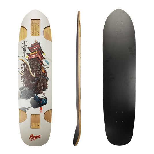 Rayne: Strayne Longboard Skateboard Deck (Tamale Tech) - MUIRSKATE