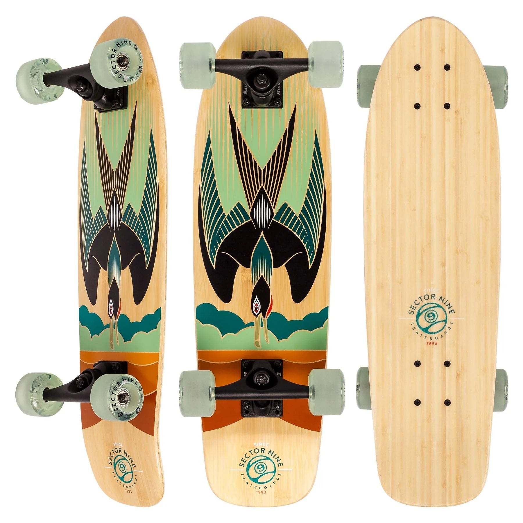 Sector 9: Bambino Raider Longboard Skateboard Complete - MUIRSKATE