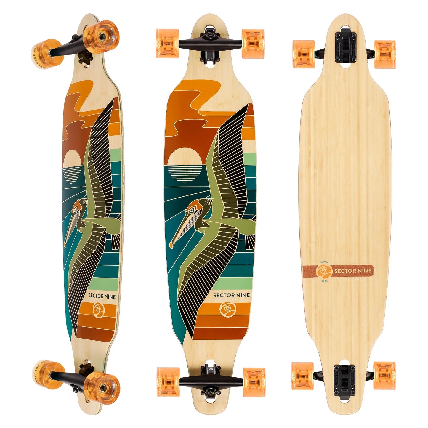 Sector 9: Drifter Lookout Longboard Complete - MUIRSKATE