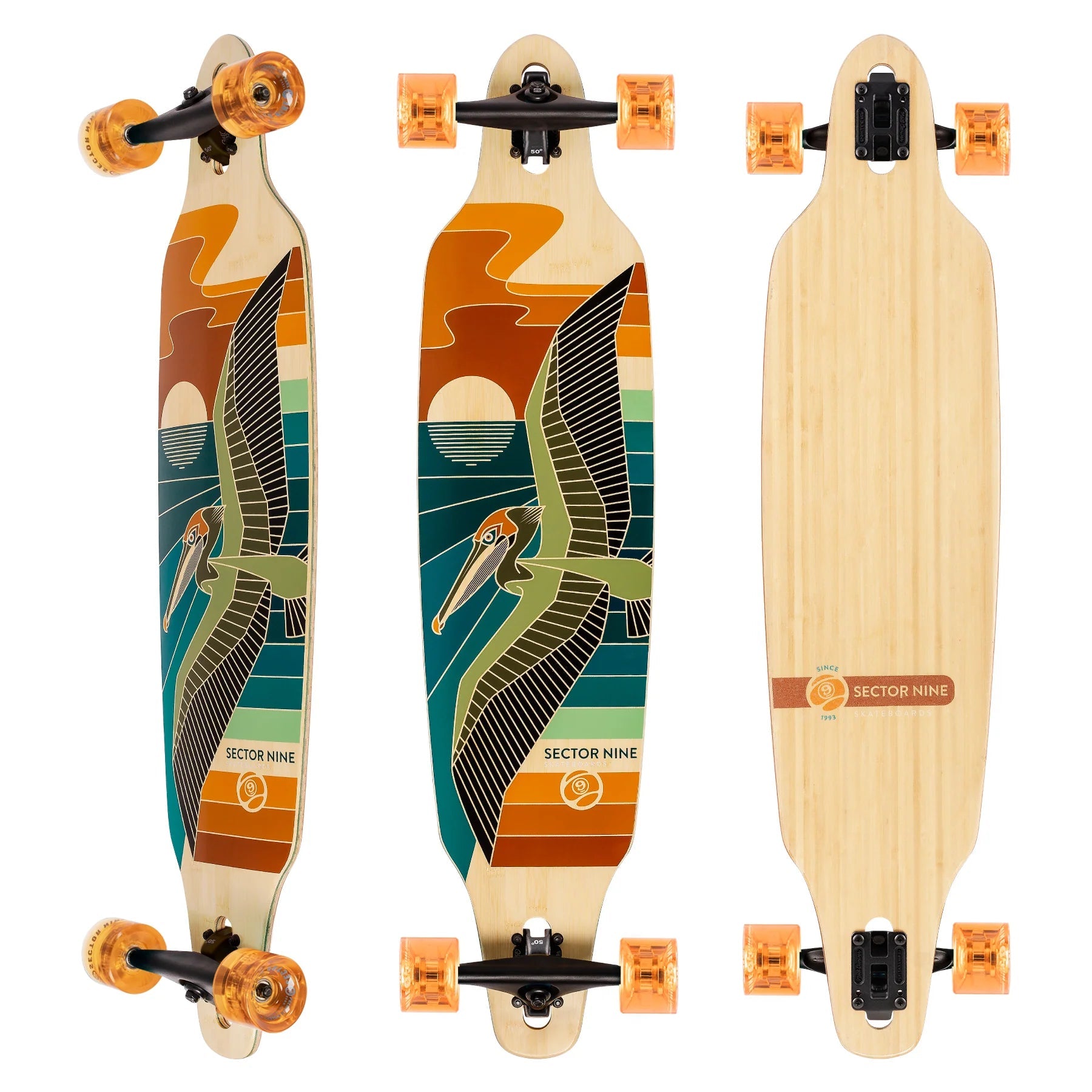 Sector 9: Drifter Lookout Longboard Complete - MUIRSKATE