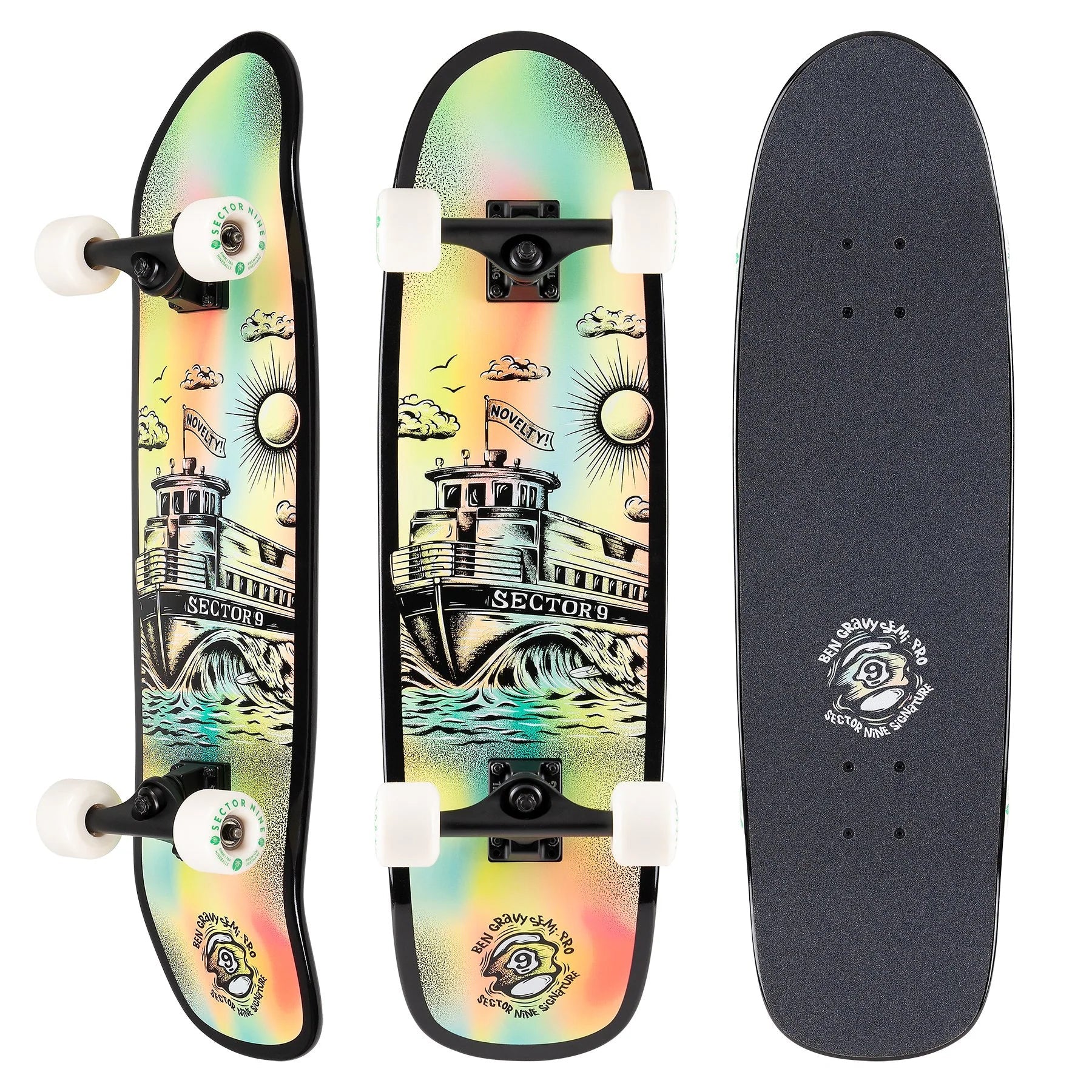 Sector 9: Gravy Semi Pro Barge Longboard Complete - MUIRSKATE