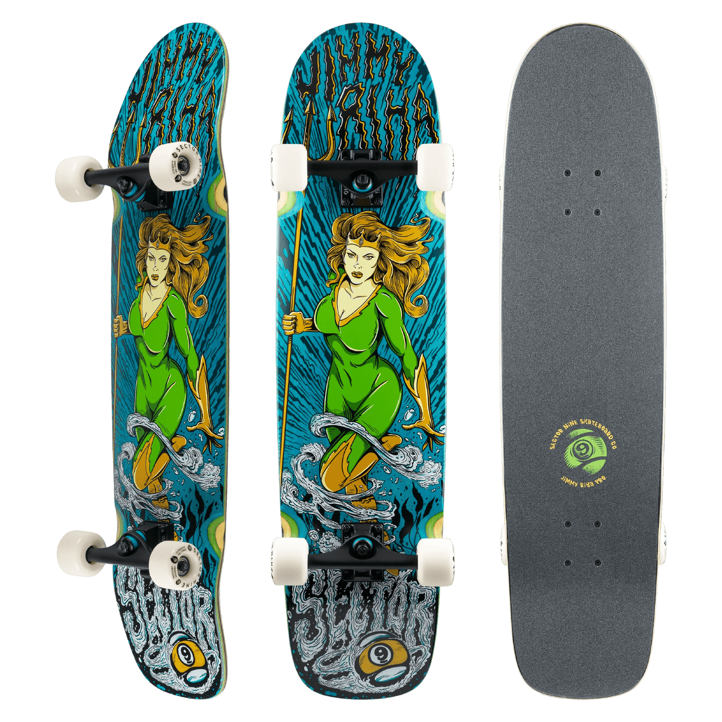 Sector 9: Jimmy Riha Pro Diver Longboard Skateboard Complete - MUIRSKATE