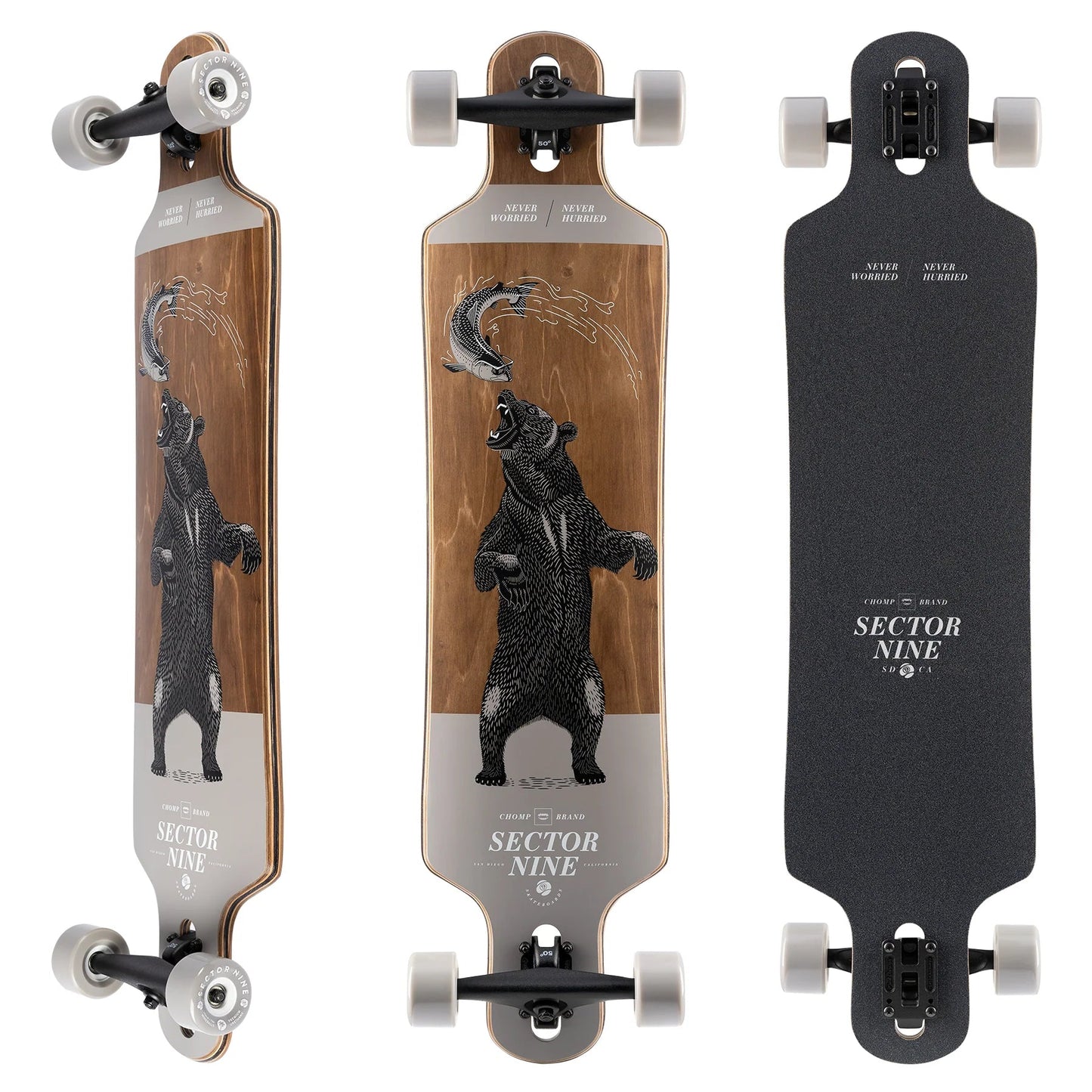 Sector9: Meridian Grizzly Longboard Skateboard Complete - MUIRSKATE