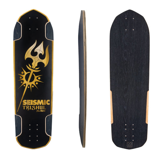 Seismic: Trishul Longboard Skateboard Deck - MUIRSKATE
