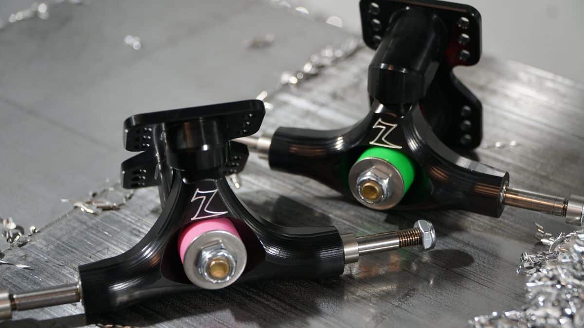 Zealous: 107mm - 120mm V2 Downhill Slalom Longboard Trucks - MUIRSKATE