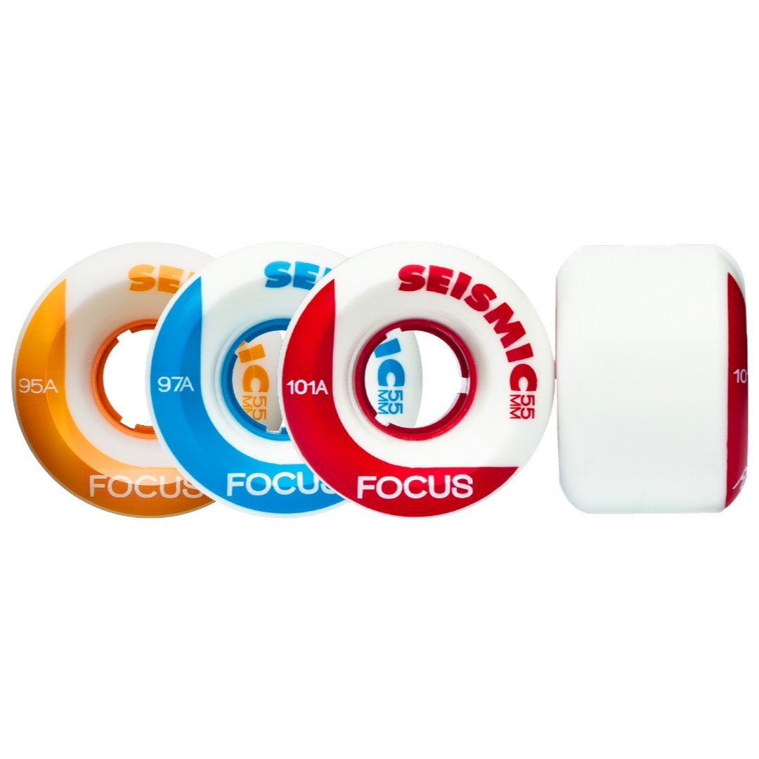 55mm Seismic Focus Longboard Skateboard Wheel - MUIRSKATE