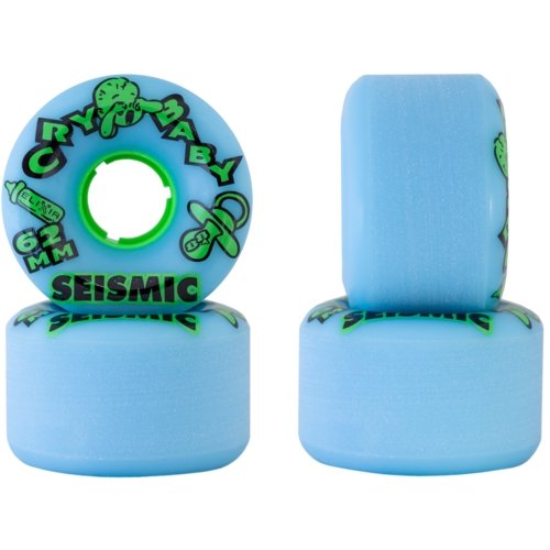 62mm Seismic Cry Baby Longboard Skateboard Wheels - MUIRSKATE