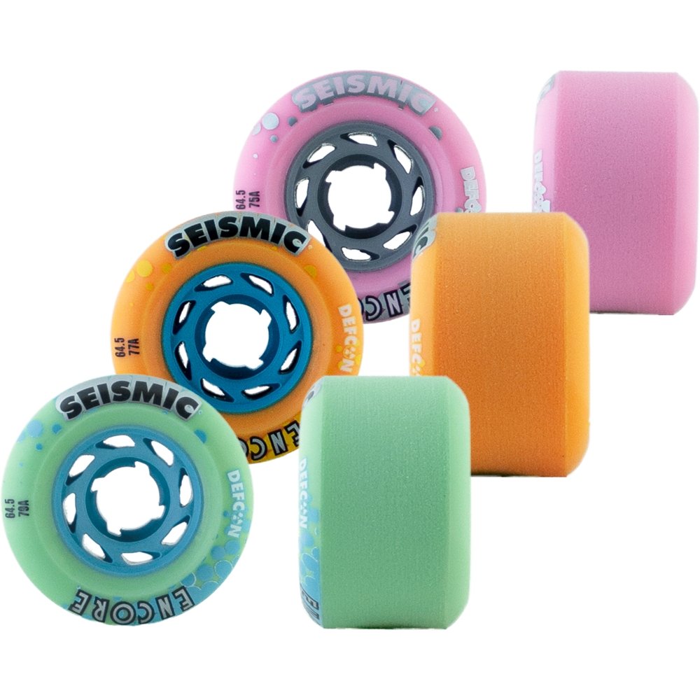 64.5mm Seismic Encore longboard skateboard wheels - MUIRSKATE