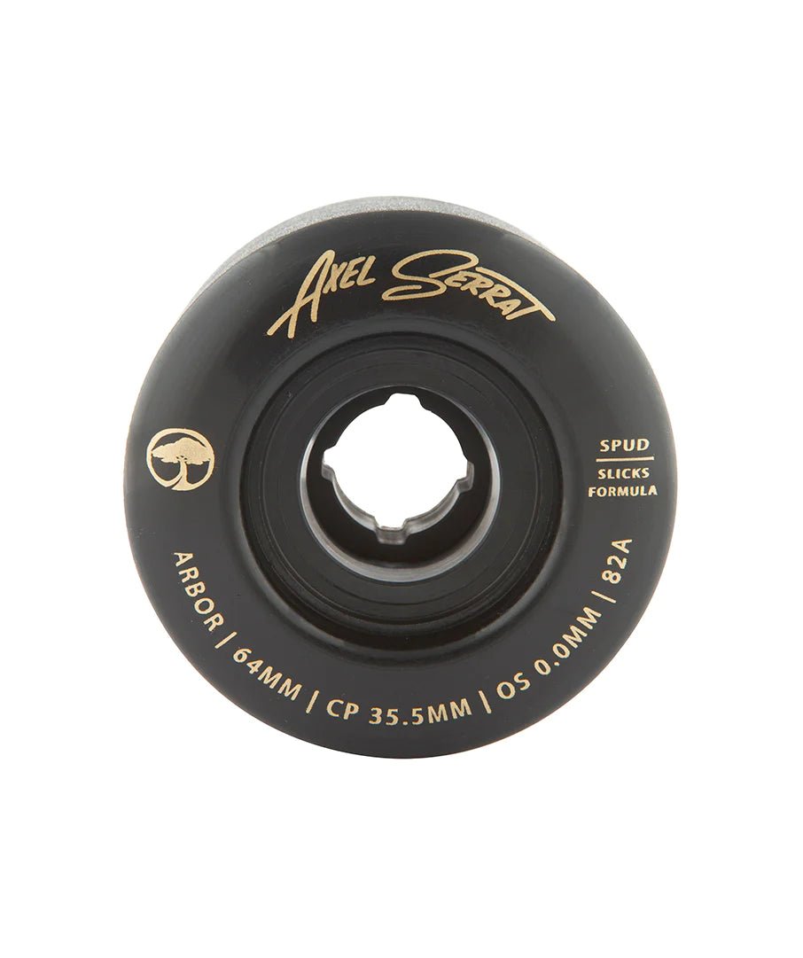 64mm Arbor Spud Axel Serrat Pro-Model Longboard Skateboard Wheels - MUIRSKATE