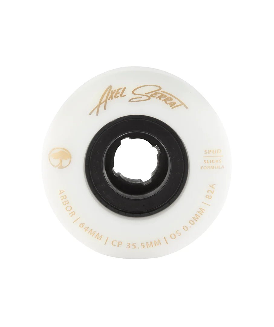 64mm Arbor Spud Axel Serrat Pro-Model Longboard Skateboard Wheels - MUIRSKATE