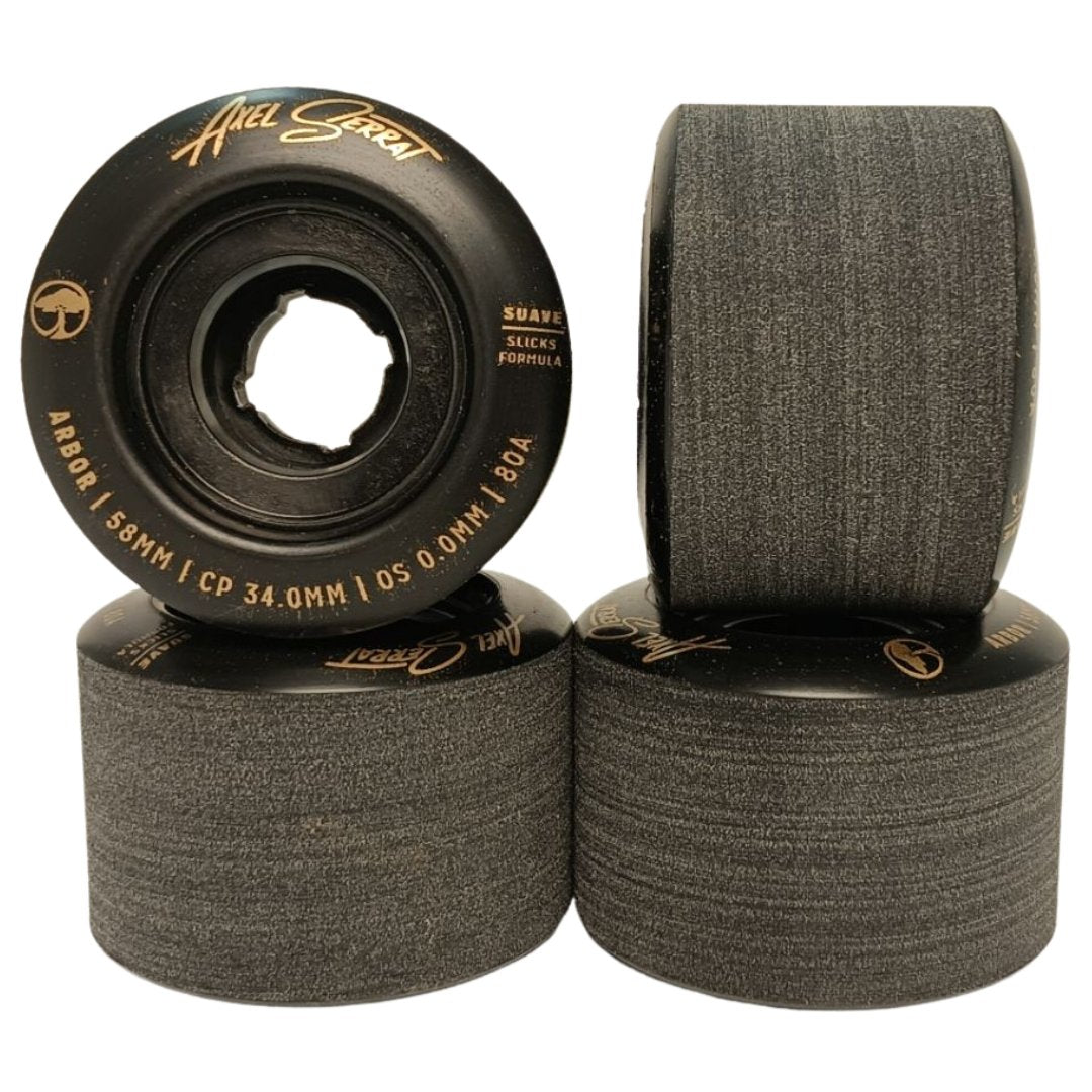 64mm Arbor Spud Axel Serrat Pro-Model Longboard Skateboard Wheels - MUIRSKATE