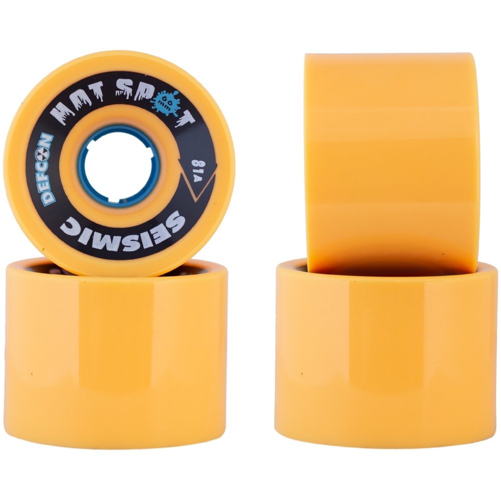 66mm Seismic Hot Spot Longboard Skateboard Wheels - MUIRSKATE
