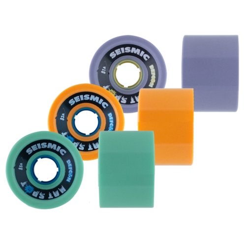 66mm Seismic Hot Spot Longboard Skateboard Wheels - MUIRSKATE