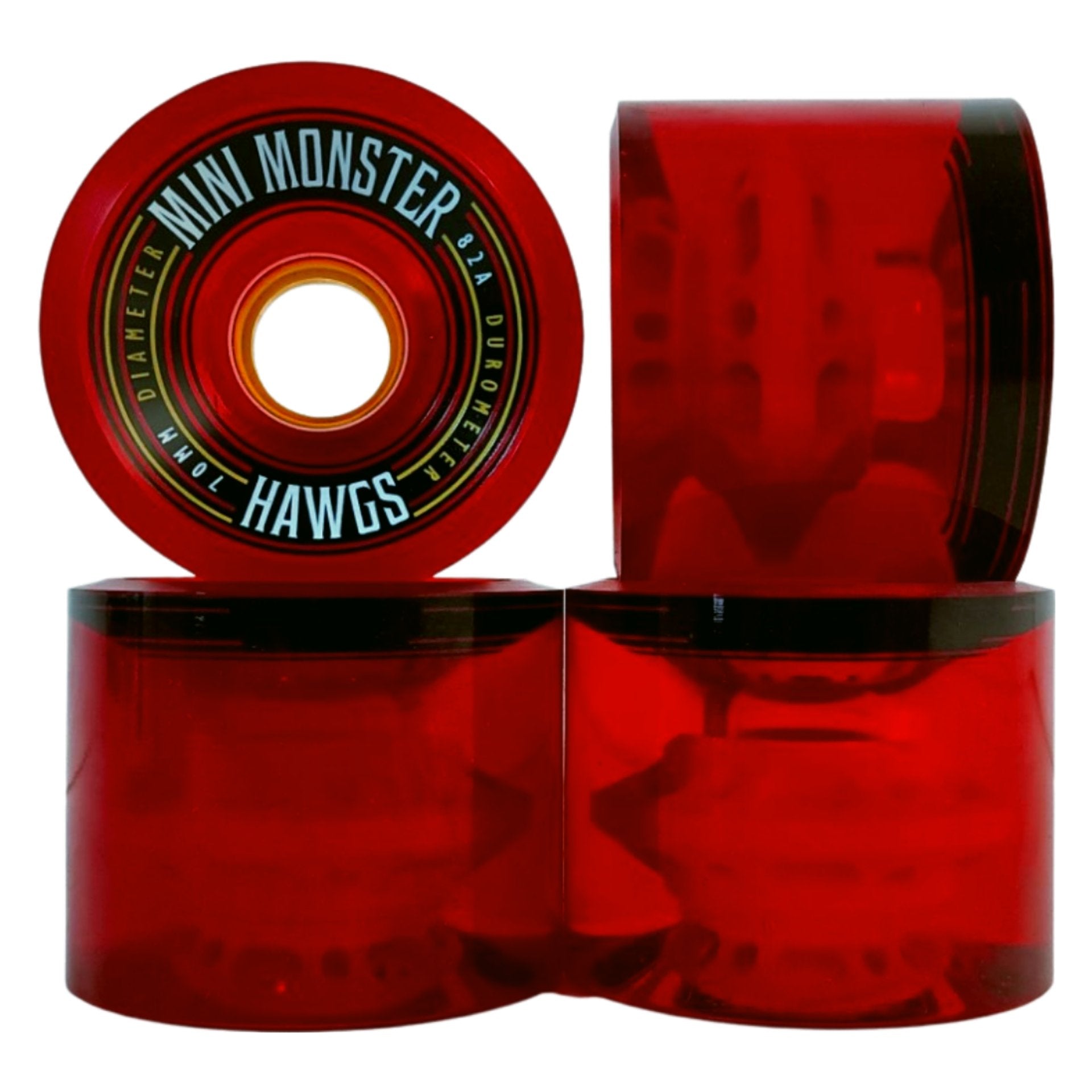 70mm Hawgs Mini Monster Wheels - MUIRSKATE
