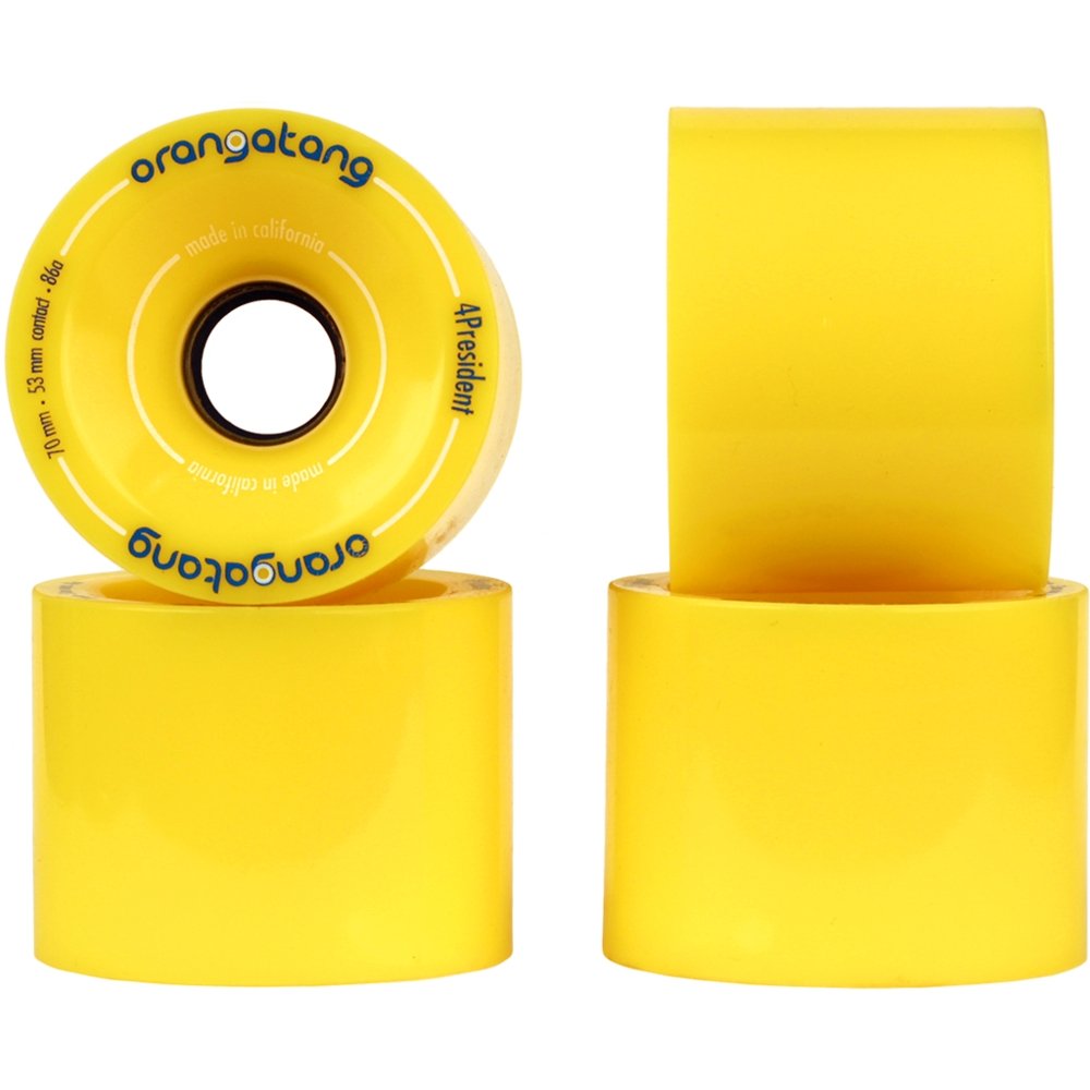 70mm Orangatang 4President Longboard Wheels - MUIRSKATE