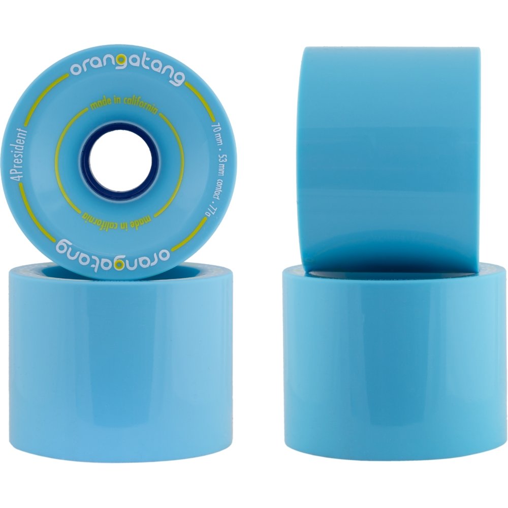 70mm Orangatang 4President Longboard Wheels - MUIRSKATE