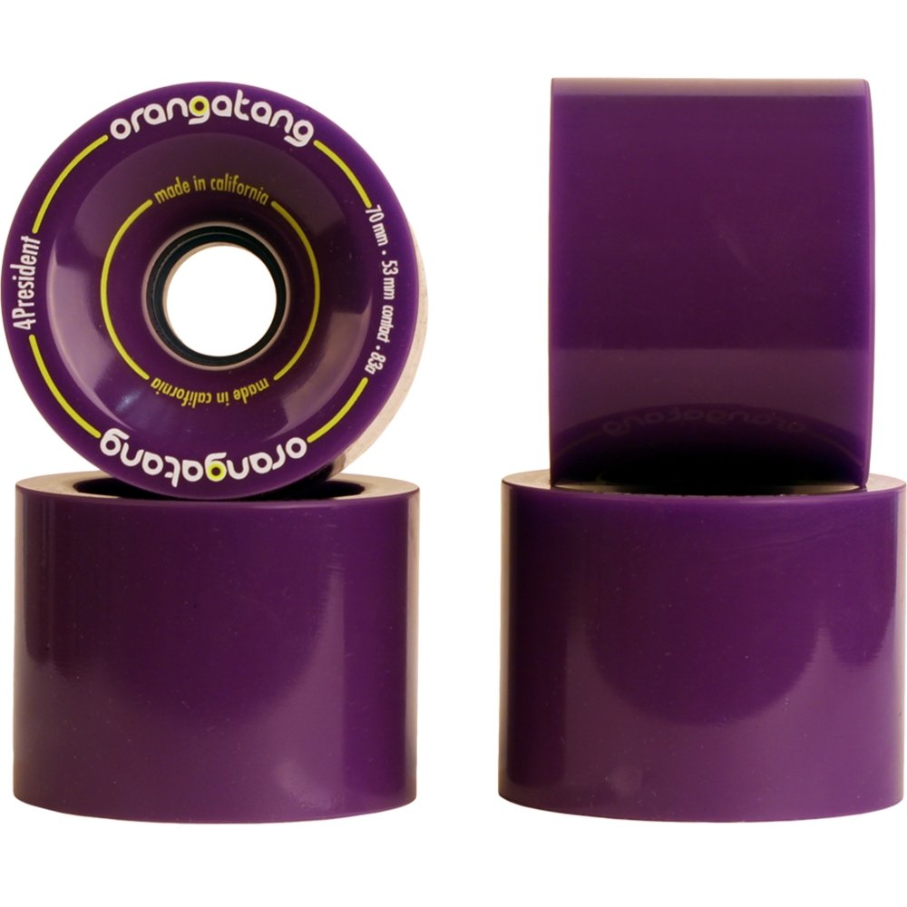 70mm Orangatang 4President Longboard Wheels - MUIRSKATE