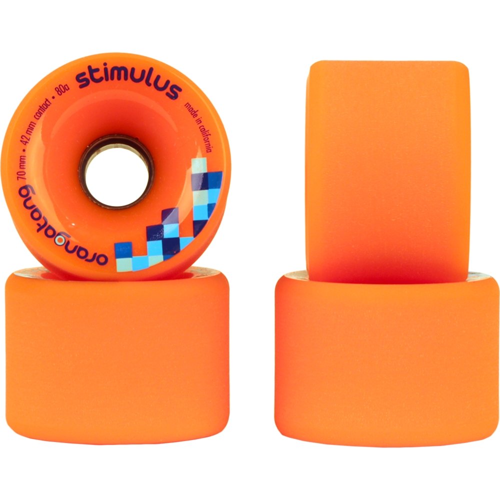 70mm Orangatang Stimulus - Freeride Longboard Skateboard Wheels - MUIRSKATE