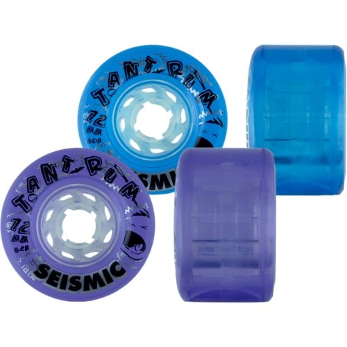 72mm Seismic Tantrum Clear Longboard Skateboard Wheels - MUIRSKATE