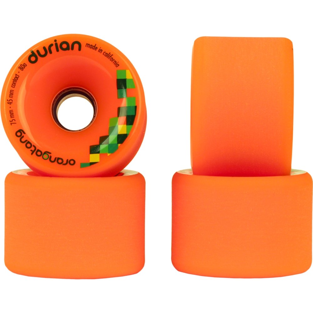 75mm Orangatang Durian - Freeride Longboard Skateboard Wheels - MUIRSKATE