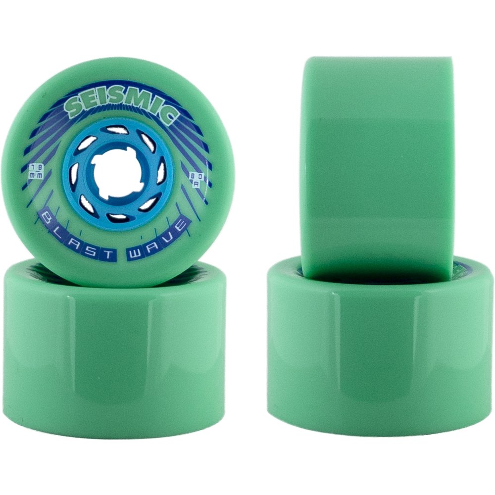 78mm Seismic Blast Wave Defcon Formula Downhill Longboard Wheels - MUIRSKATE