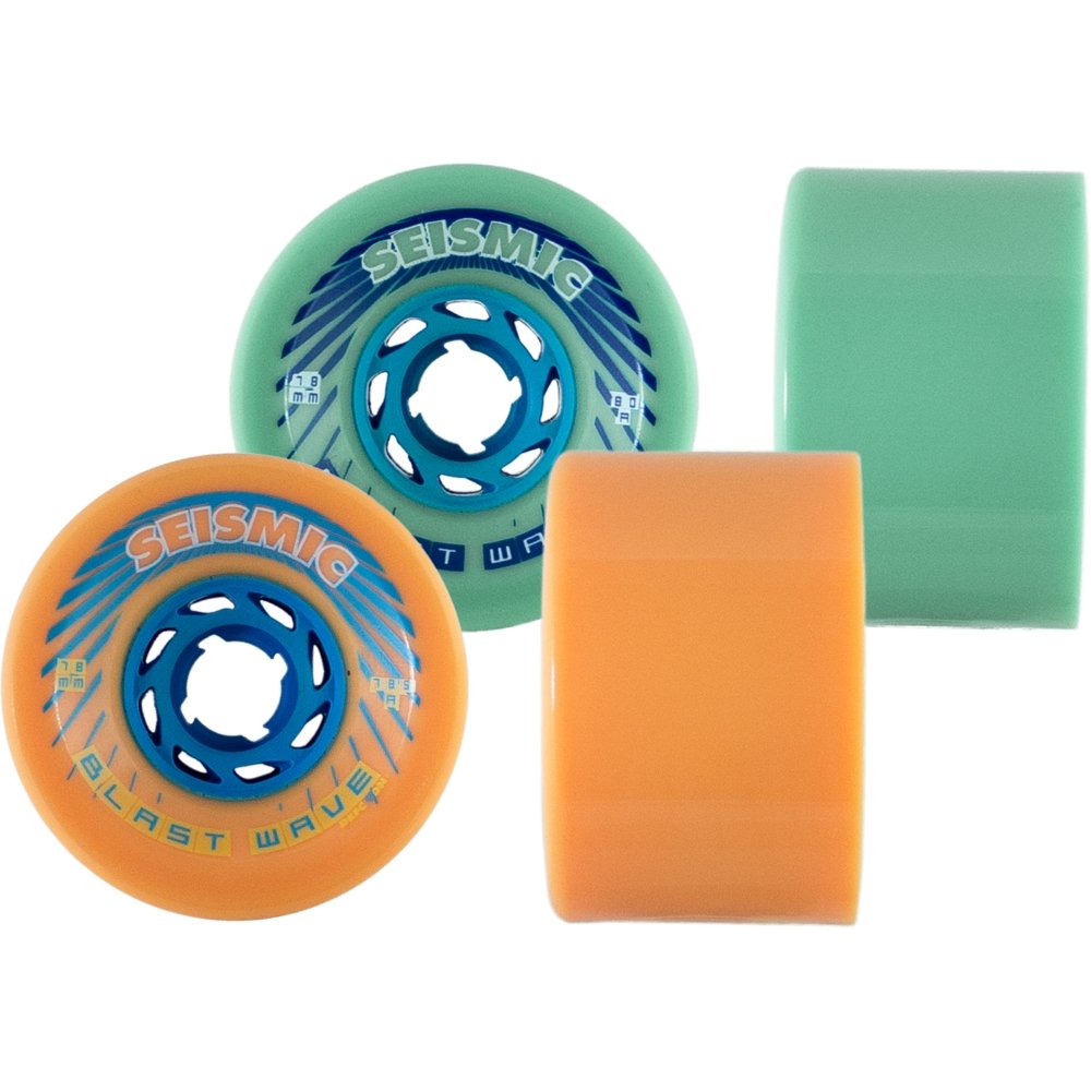 78mm Seismic Blast Wave Defcon Formula Downhill Longboard Wheels - MUIRSKATE