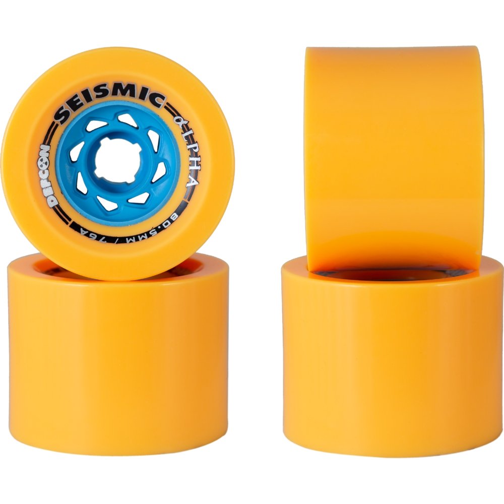 80.5mm Seismic Alpha Defcon Longboard Skateboard Wheels - MUIRSKATE